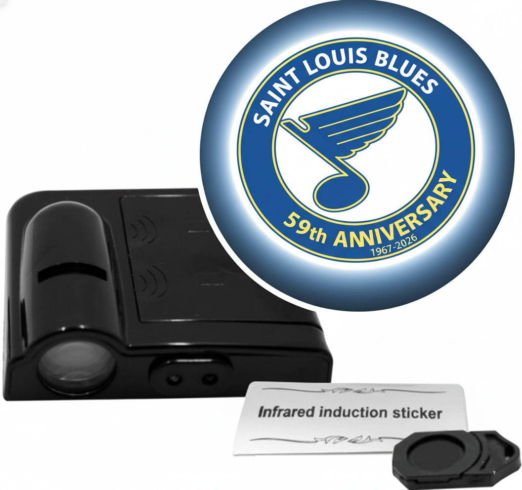 St. Louis Blues 59th Anniversary LED Door Projector Light
