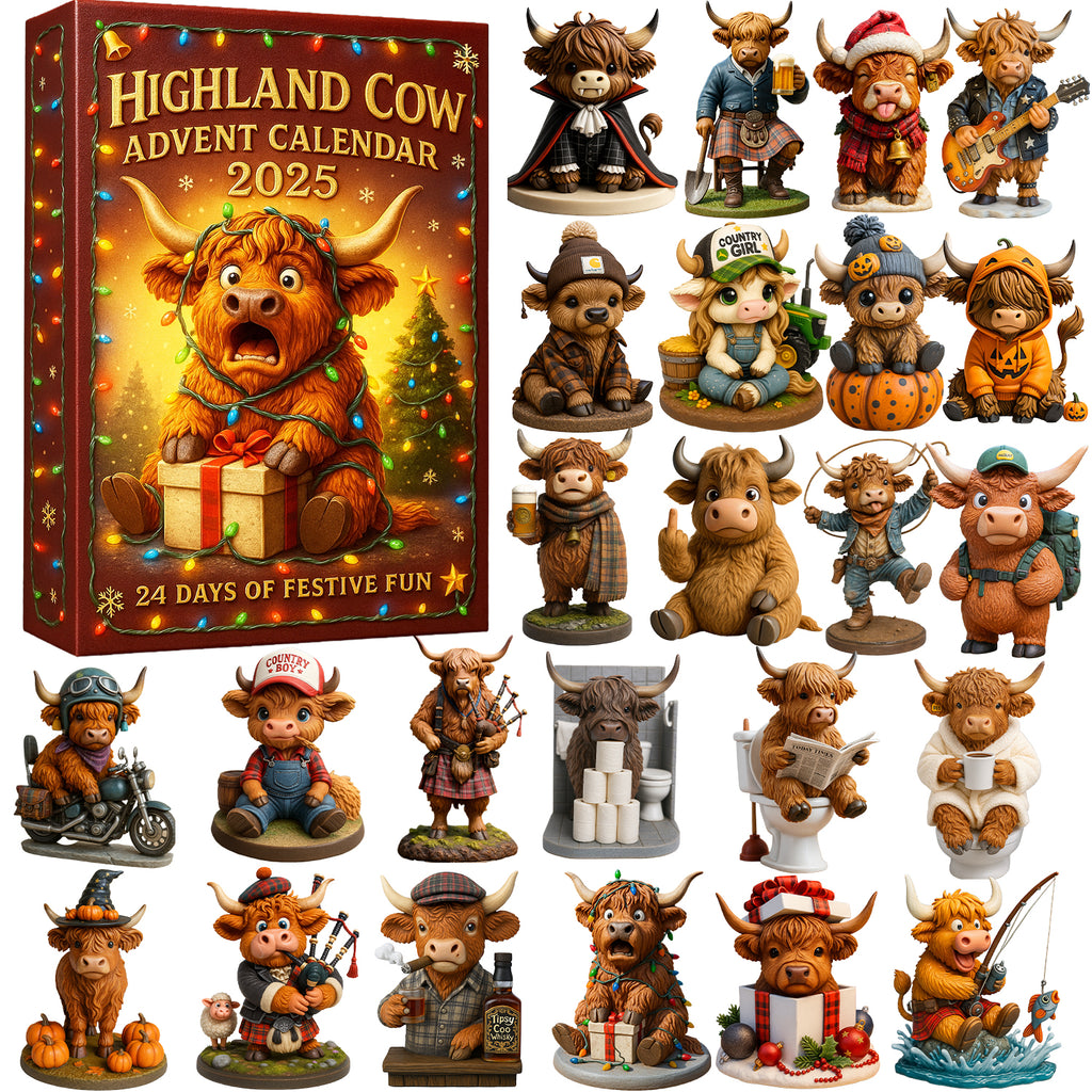 🐮Highland Cow Advent Calendar 2025🎄