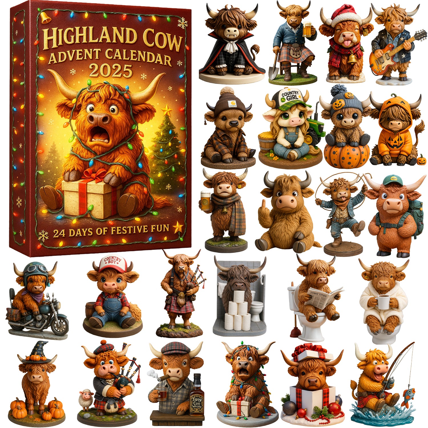 🐮Highland Cow Advent Calendar 2025🎄