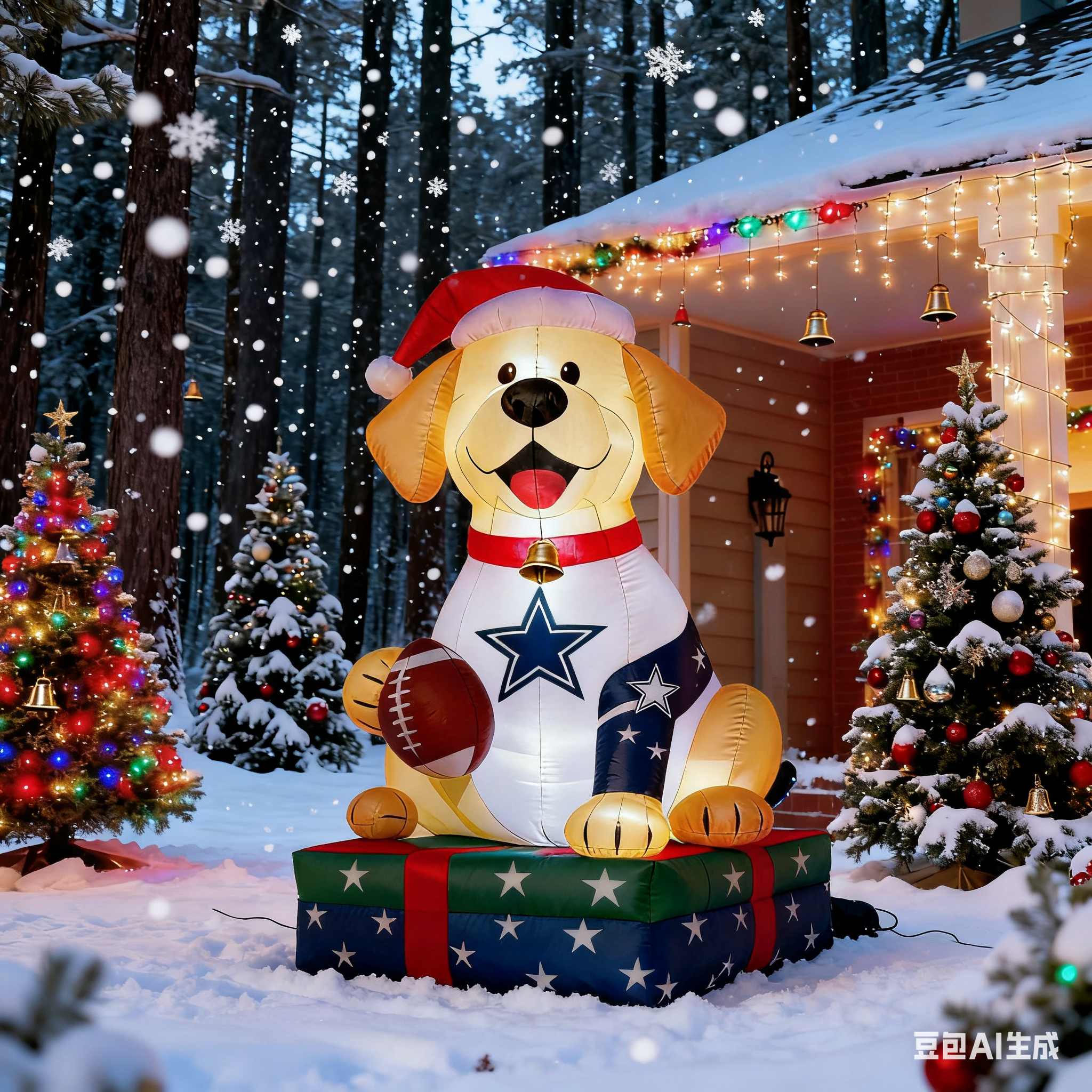 Adorable Labrador Inflatable Garden Decoration