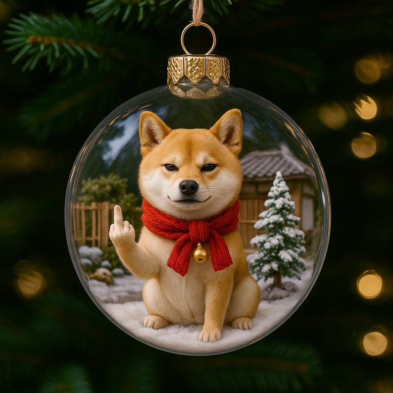 🔥LAST DAY 50% OFF-🐶Funny Dog Christmas Ornament