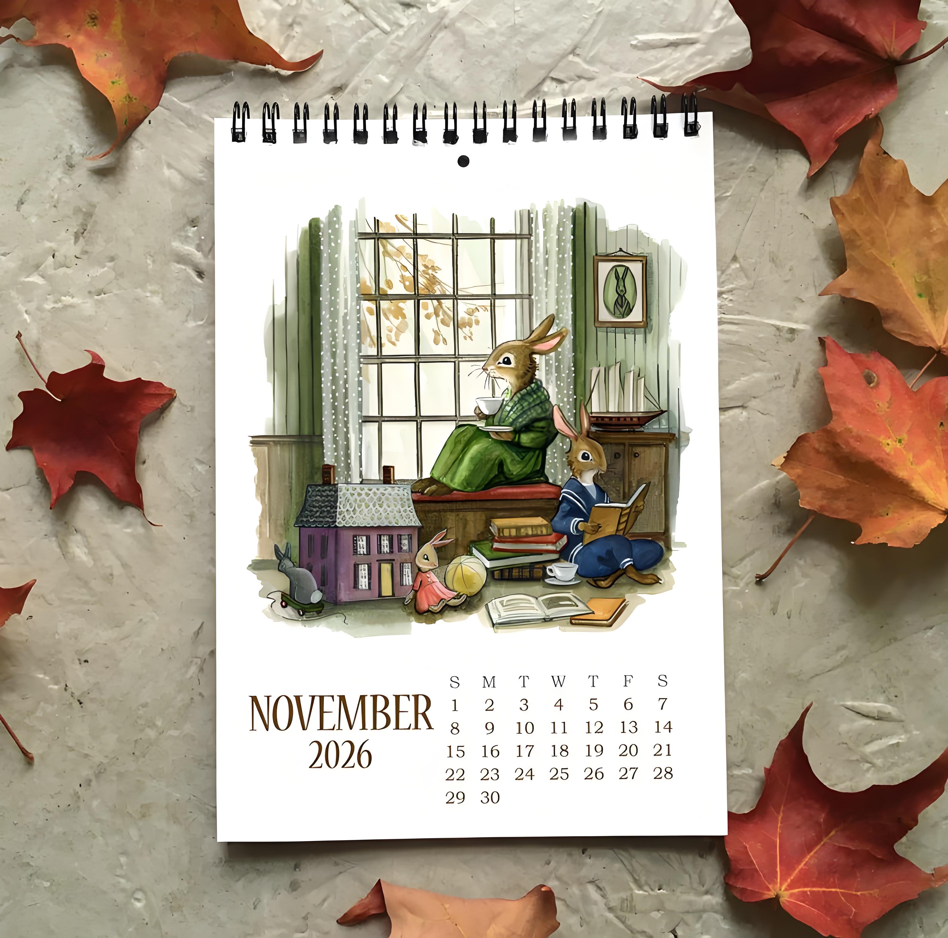 Hector Fox & Friends 2026 Wall Calendar