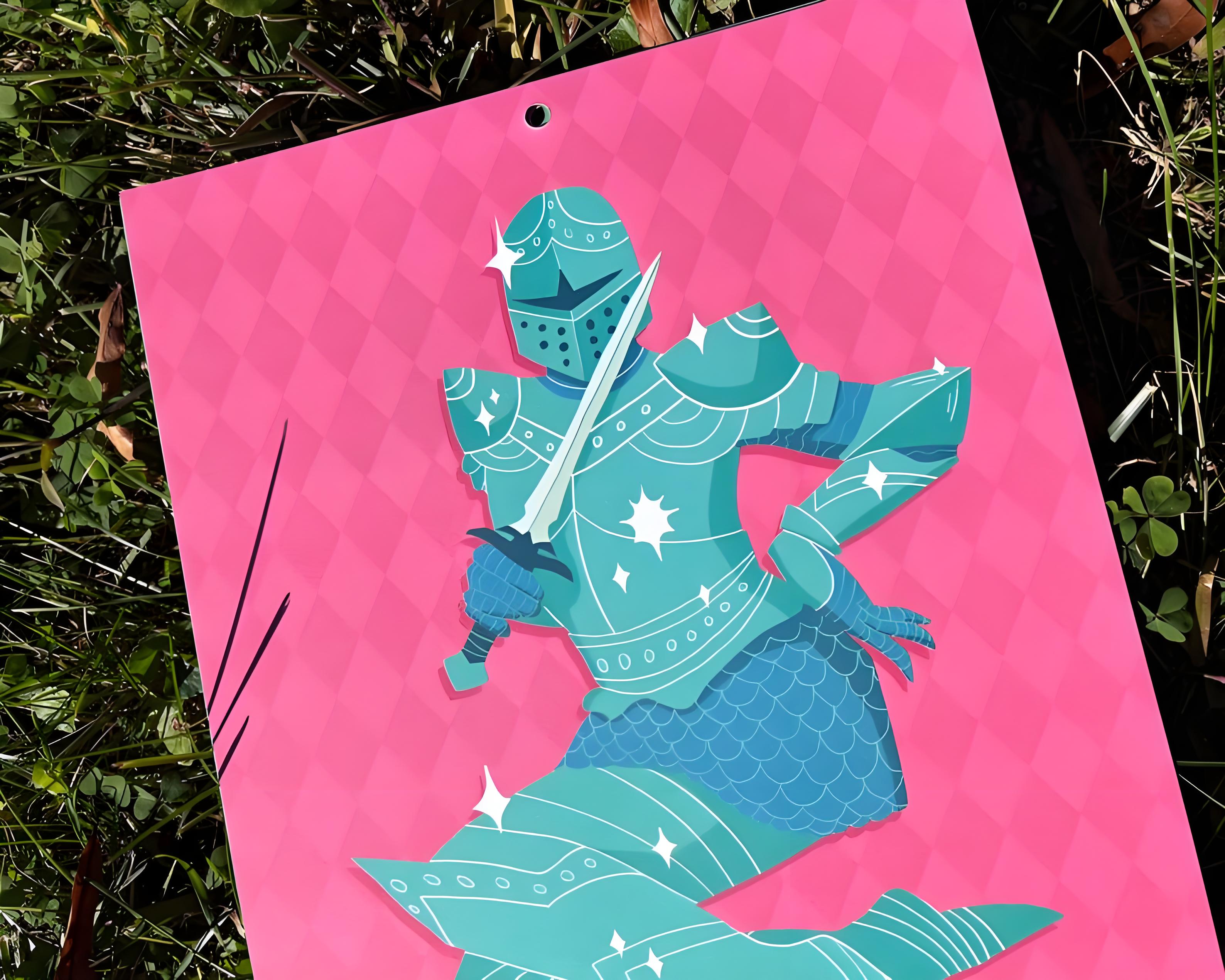 Armor & Amore: Pin Up Knight 2025 Wall Calendar