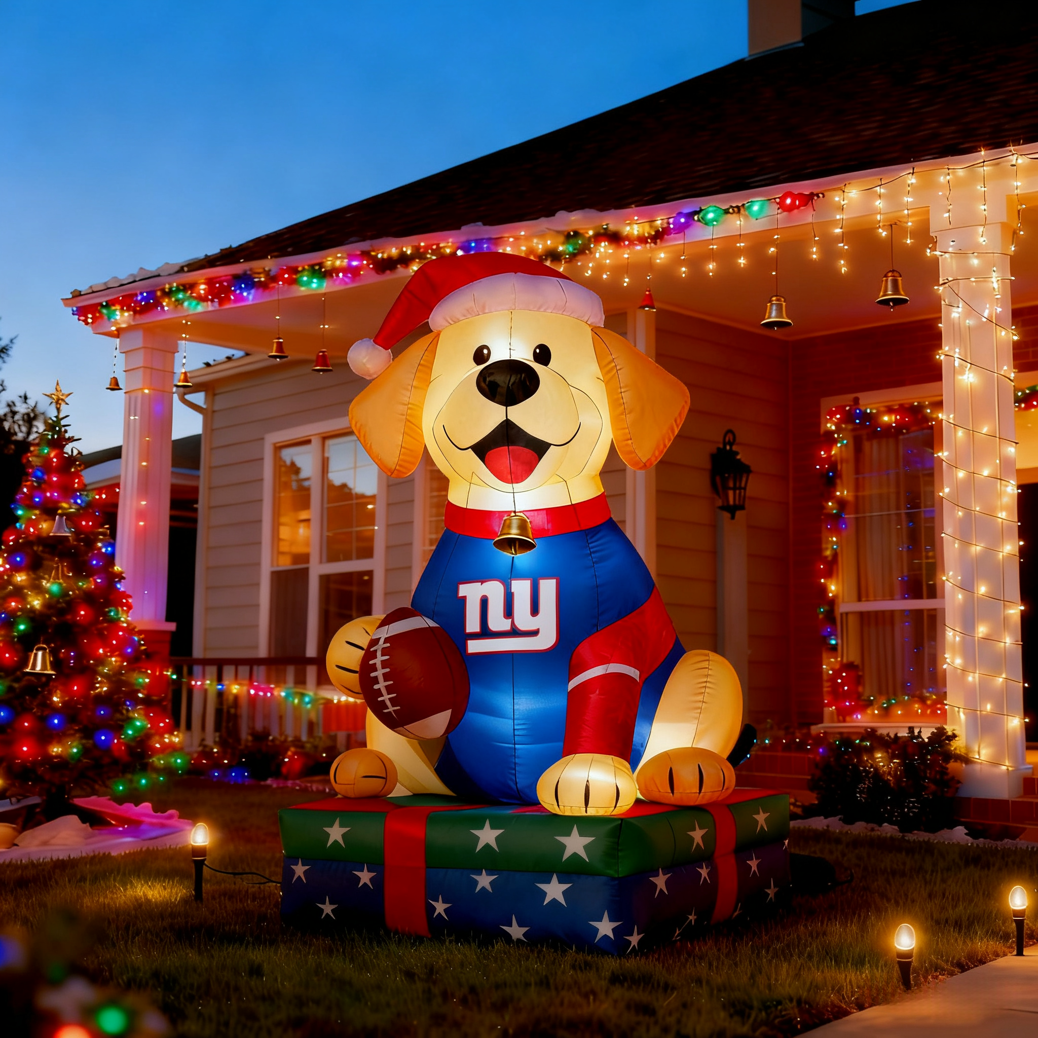 Adorable Labrador Inflatable Garden Decoration