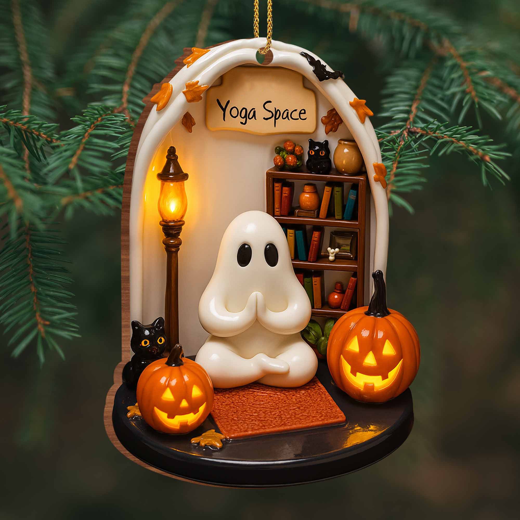 ✨ SPOOKY-CUTE GHOST SCENE ORNAMENTS