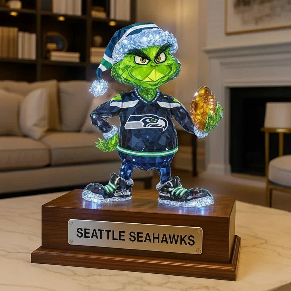 Football Team  Crystal Figurine Desktop Ornament