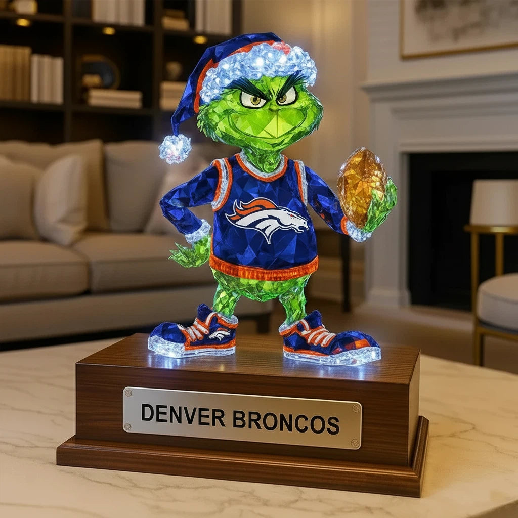 Football Team  Crystal Figurine Desktop Ornament