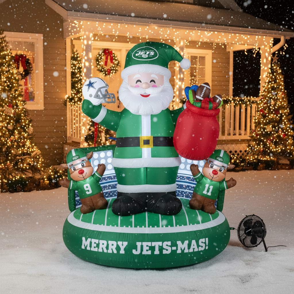 Christmas Inflatable – Team-Themed Santa & Reindeer