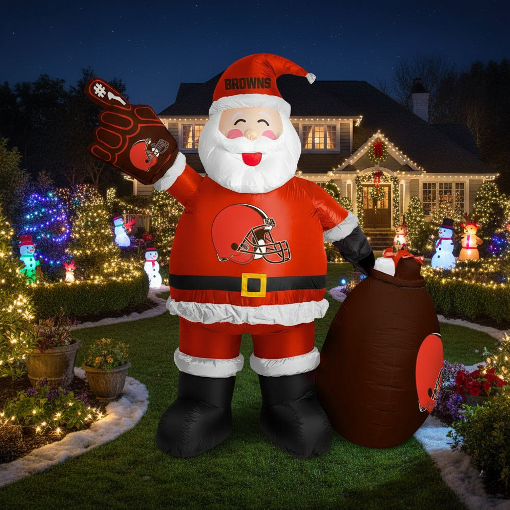 Inflatable Santa Claus - Festive Holiday Lawn Decoration