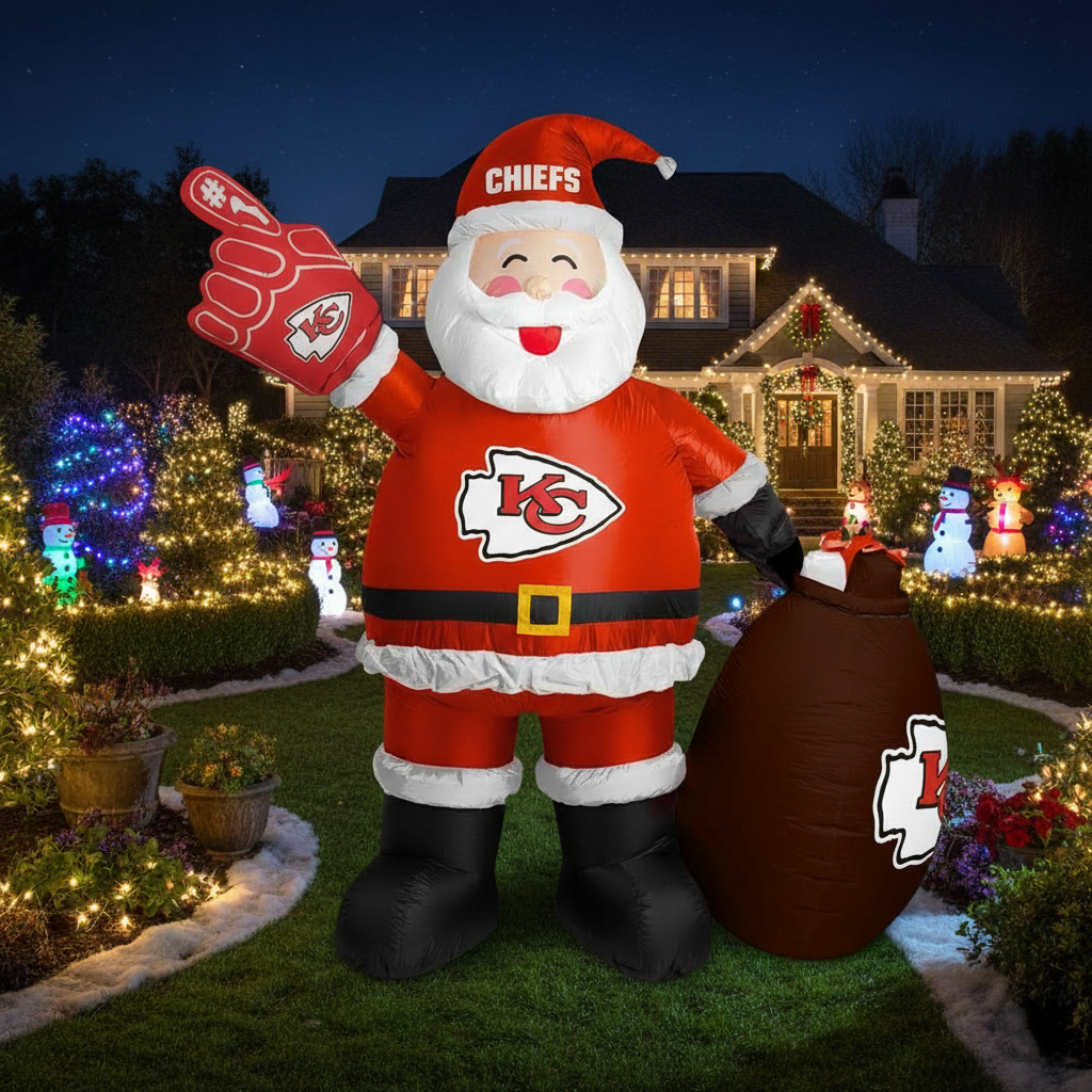 Inflatable Santa Claus - Festive Holiday Lawn Decoration
