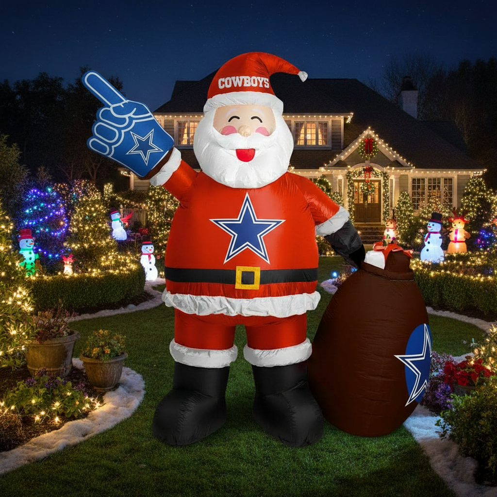 Inflatable Santa Claus - Festive Holiday Lawn Decoration