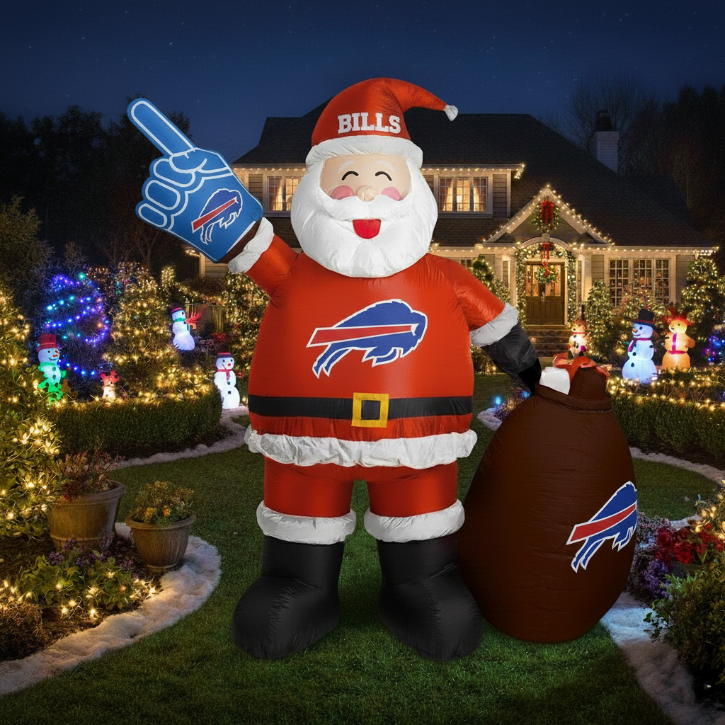 Inflatable Santa Claus - Festive Holiday Lawn Decoration