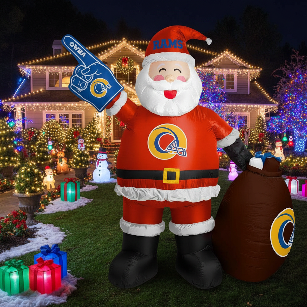 Inflatable Santa Claus - Festive Holiday Lawn Decoration