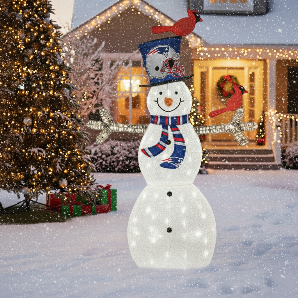 Light-Up Snowman Figurines