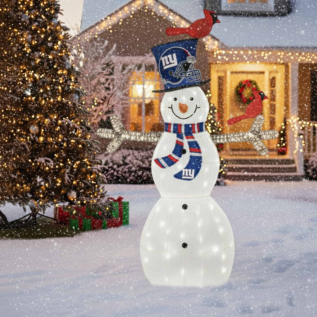 Light-Up Snowman Figurines