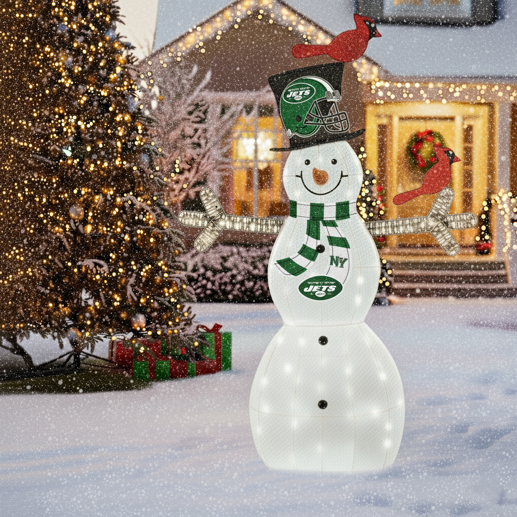 Light-Up Snowman Figurines