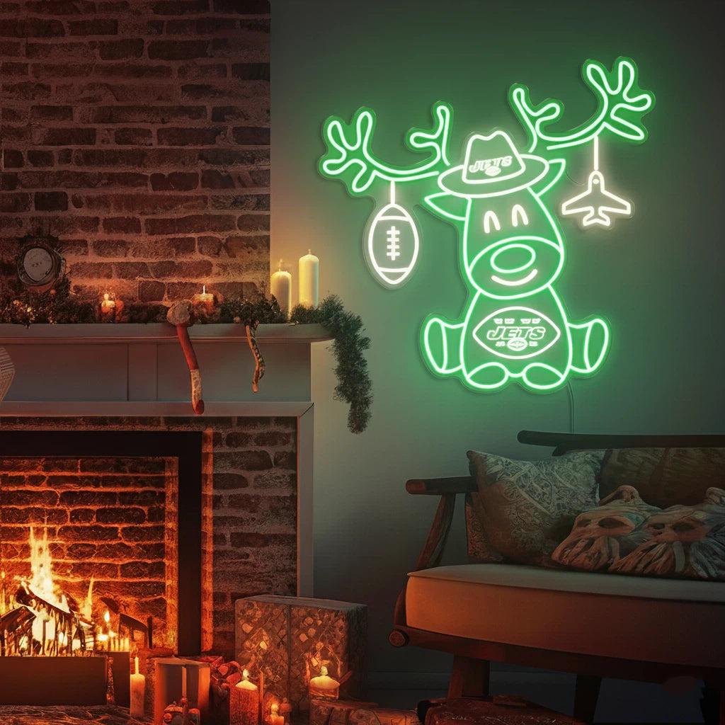 Christmas football team reindeer LED lights