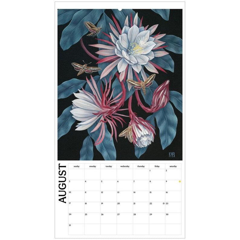 2025 Fine Art Botanical Wall Calendar