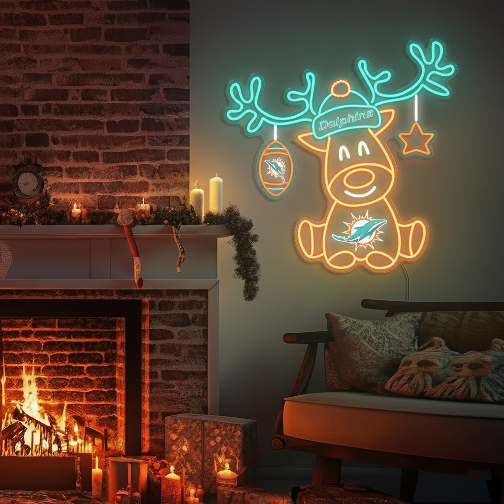 Christmas football team reindeer LED lights