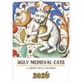 Ugly Medieval Cats 2026 Wall Calendar