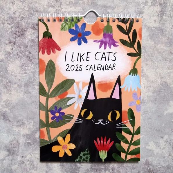 I Like Cats 2025 Wall Calendar