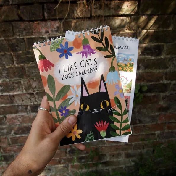 I Like Cats 2025 Wall Calendar