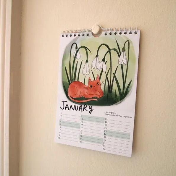 I Like Cats 2025 Wall Calendar