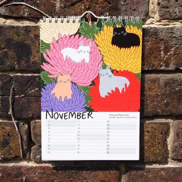 I Like Cats 2025 Wall Calendar