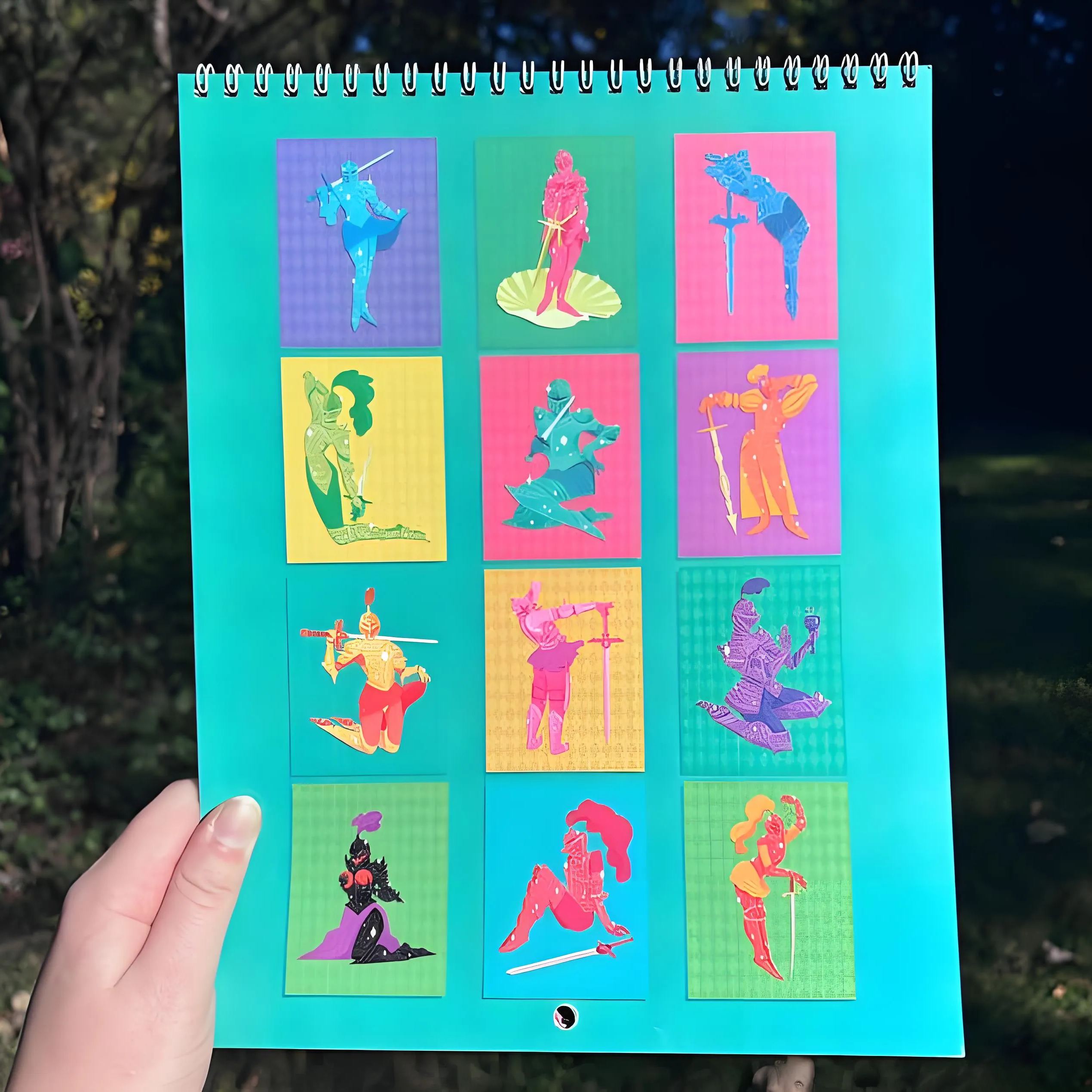 Armor & Amore: Pin Up Knight 2025 Wall Calendar