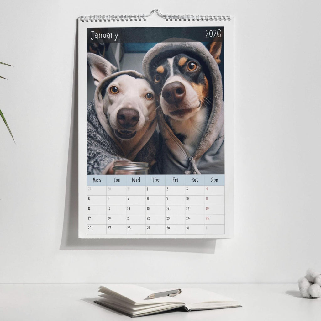 "Pawty Time" Wall Calendar 2026