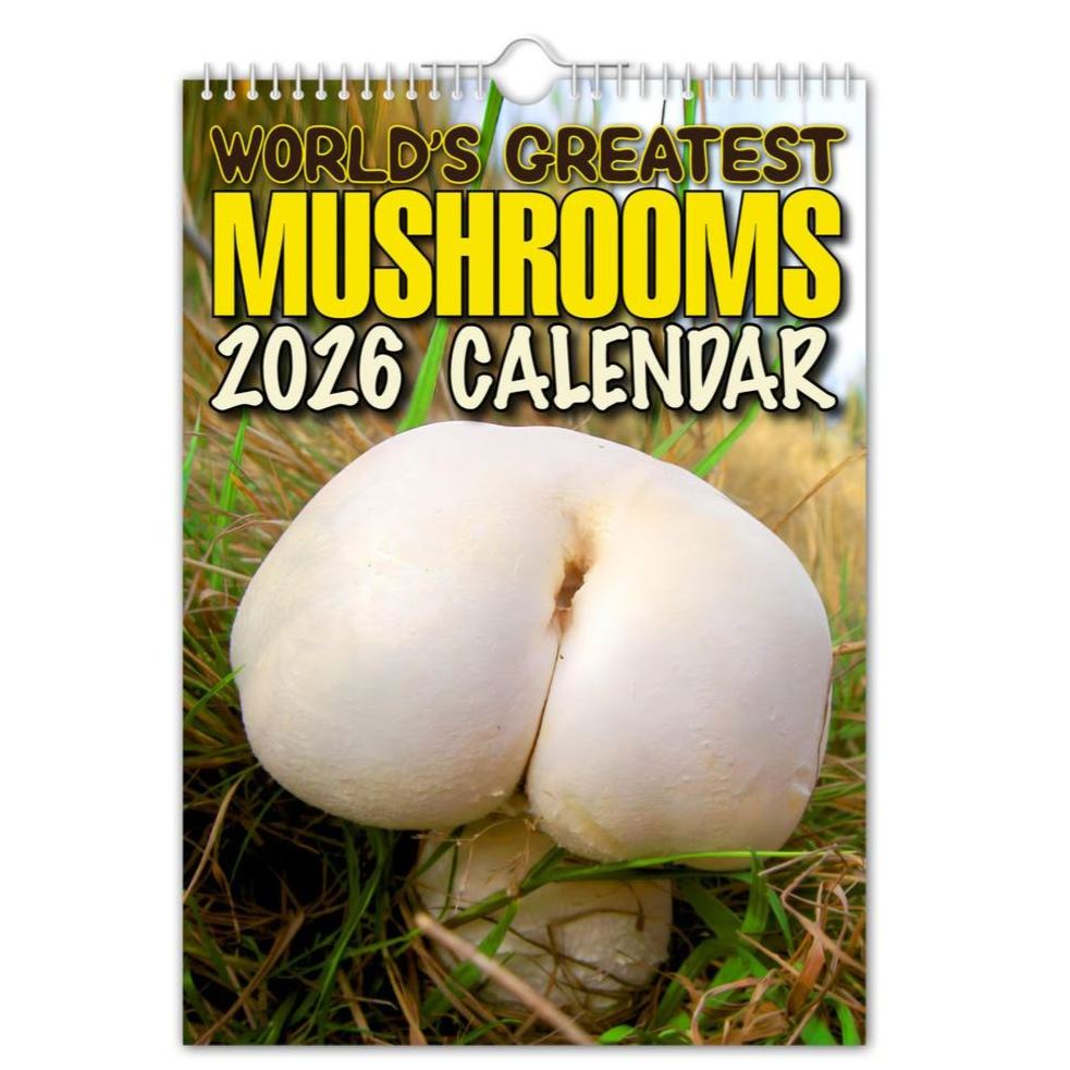 World's Greatest Mushrooms - 2026 Wall Calendar
