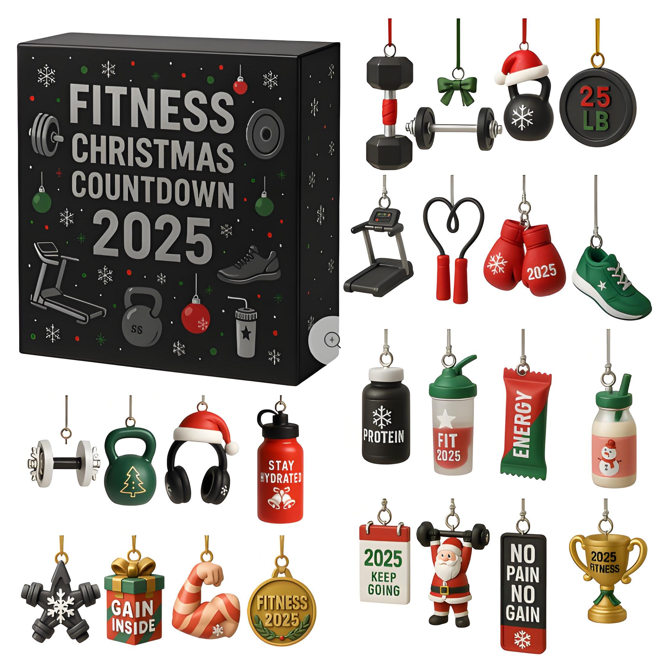 Fitness Countdown Advent Calendar 2025