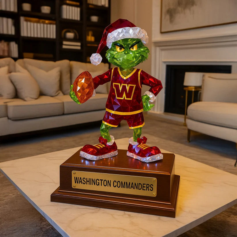 Football Team  Crystal Figurine Desktop Ornament